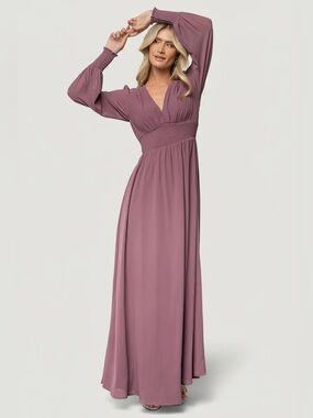 *NEW WITH TAGS* Baltic Born Olivia Maxi Dress in Vintage Plum, Sz. S